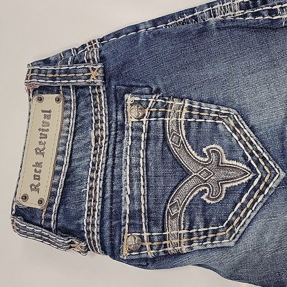 Rock Revival for Buckle Size 24 Denisa Skinny Jeans - Picture 2 of 11